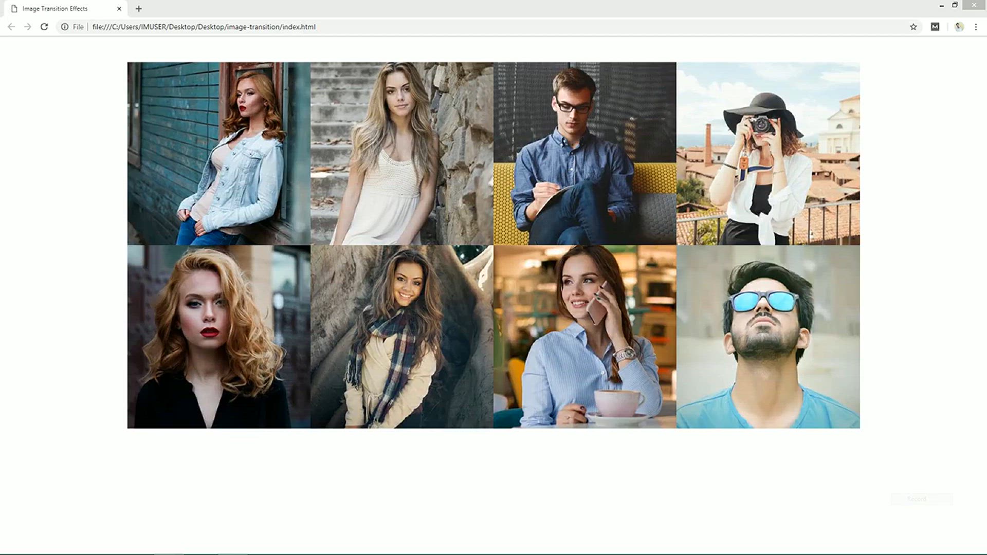 'Video thumbnail for CSS Transitions _ How To Make Cool Image Hover Effect Using HTML CSS'