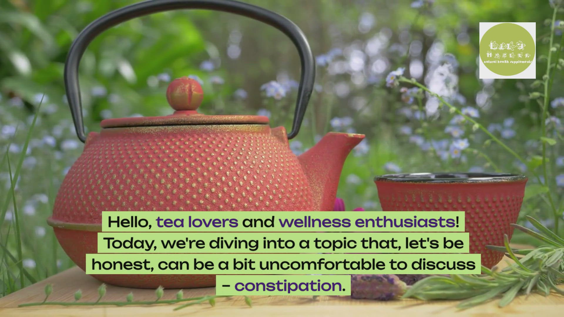 'Video thumbnail for What tea is good for constipation'