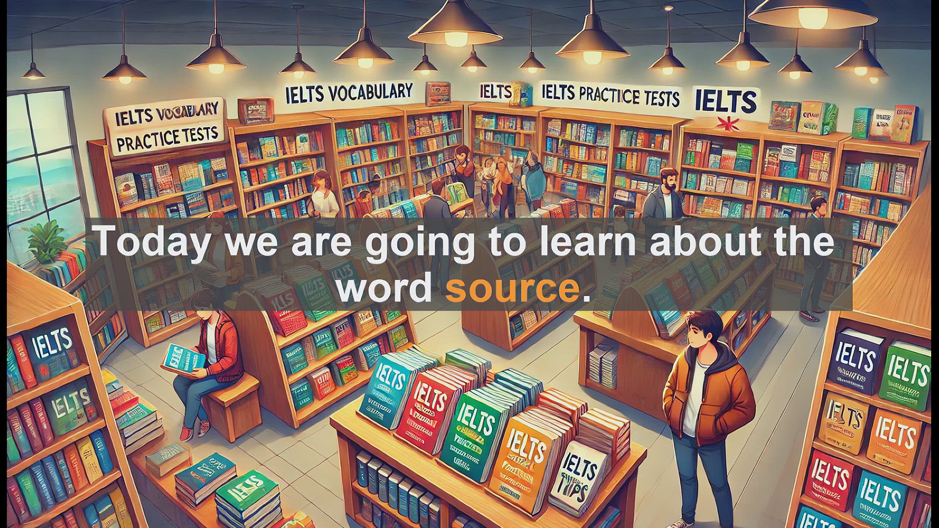'Video thumbnail for 2500 Must Know IELTS 5.5 Vocabulary - Understanding the Word 'Source': Definition, Usage, and Examples'