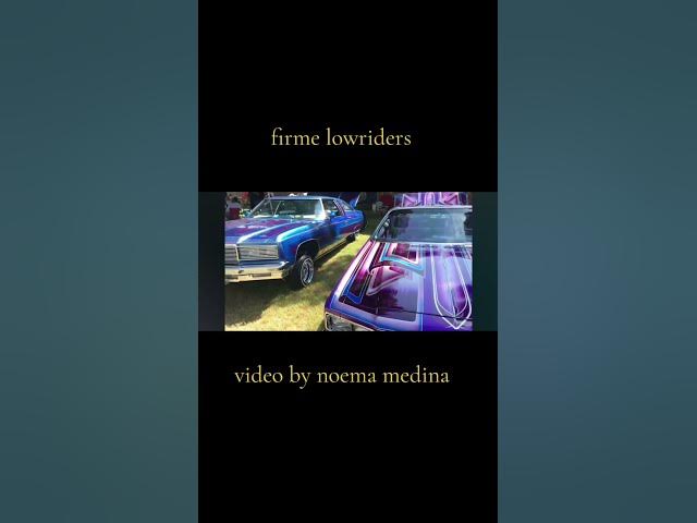 Video thumbnail for lowriders of El Paso Texas firme lowriders