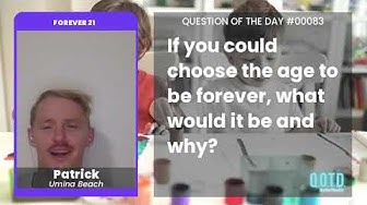 Video thumbnail for Patrick's forever age is in his early 20s. 29 sounds painful!