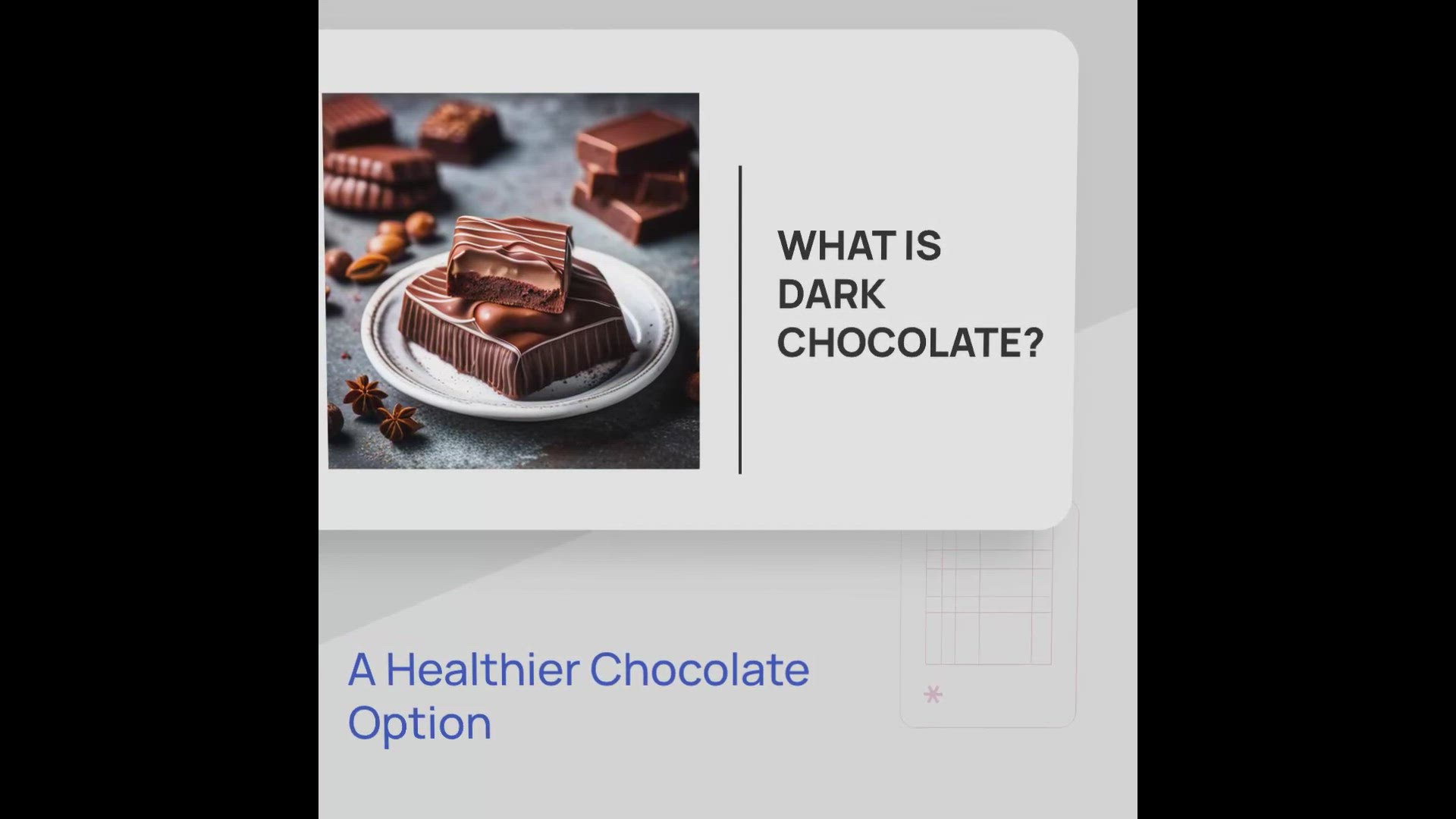 'Video thumbnail for Dark Chocolate and Weight Loss'