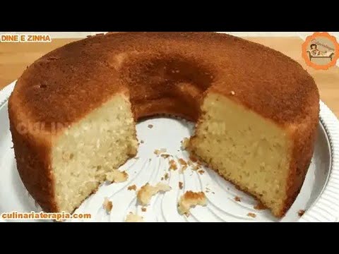 'Video thumbnail for Bolo Fofinho de Macaxeira ou Mandioca com Farinha de Arroz Sem Glúten e Sem Lactose'