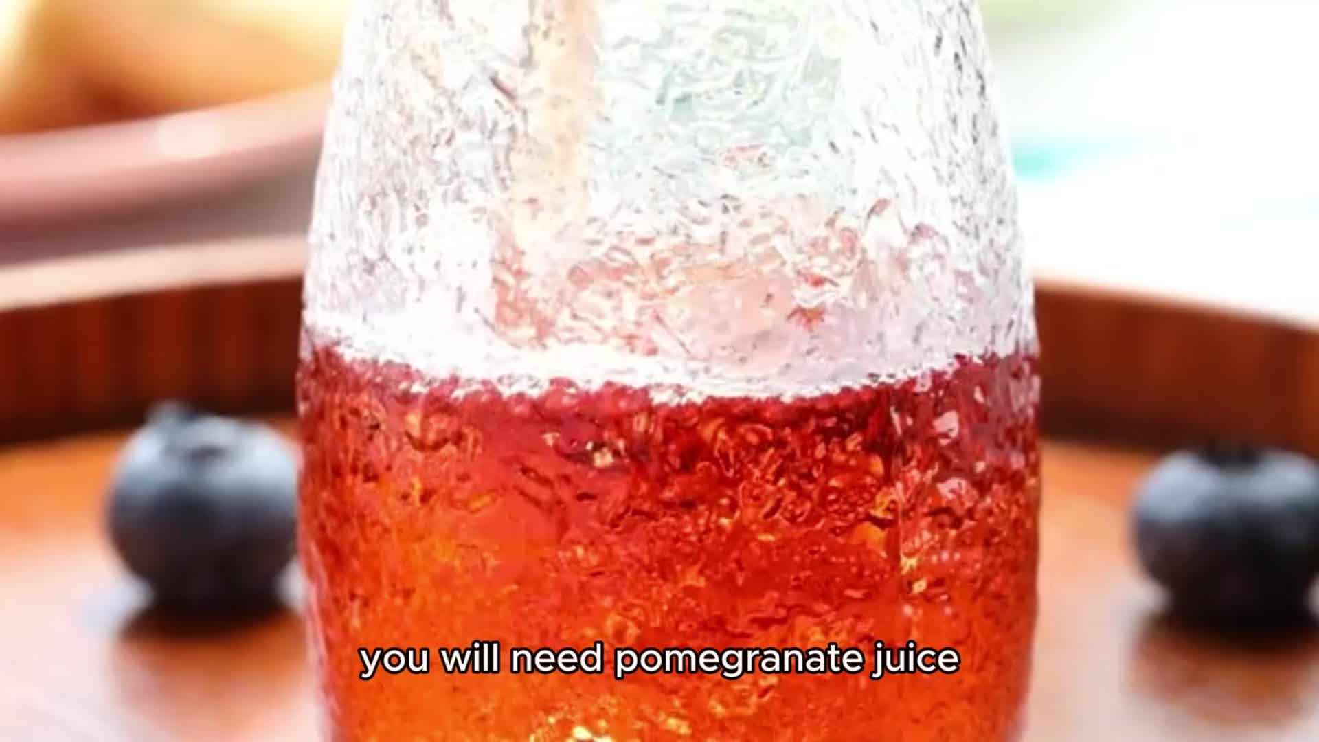 Video thumbnail for Pomegranate beer punch recipe