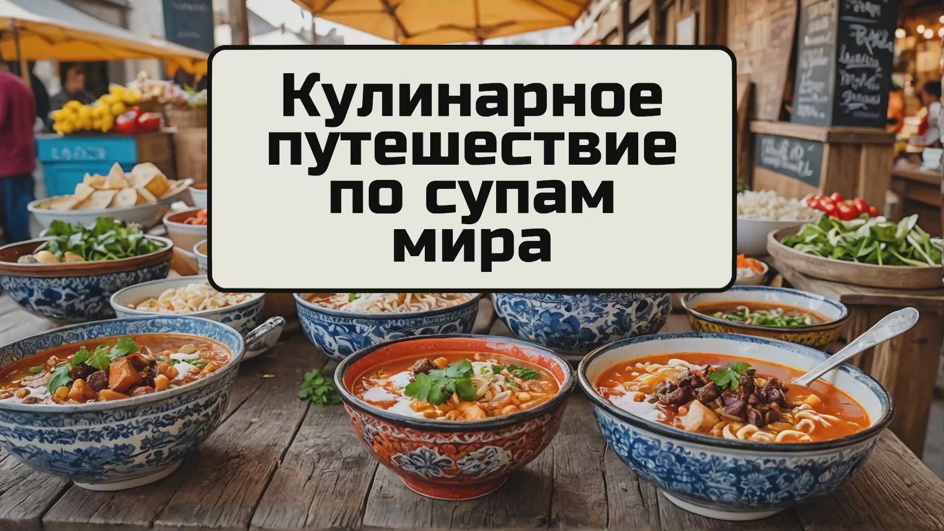 'Video thumbnail for Кулинарное путешествие по супам мира'