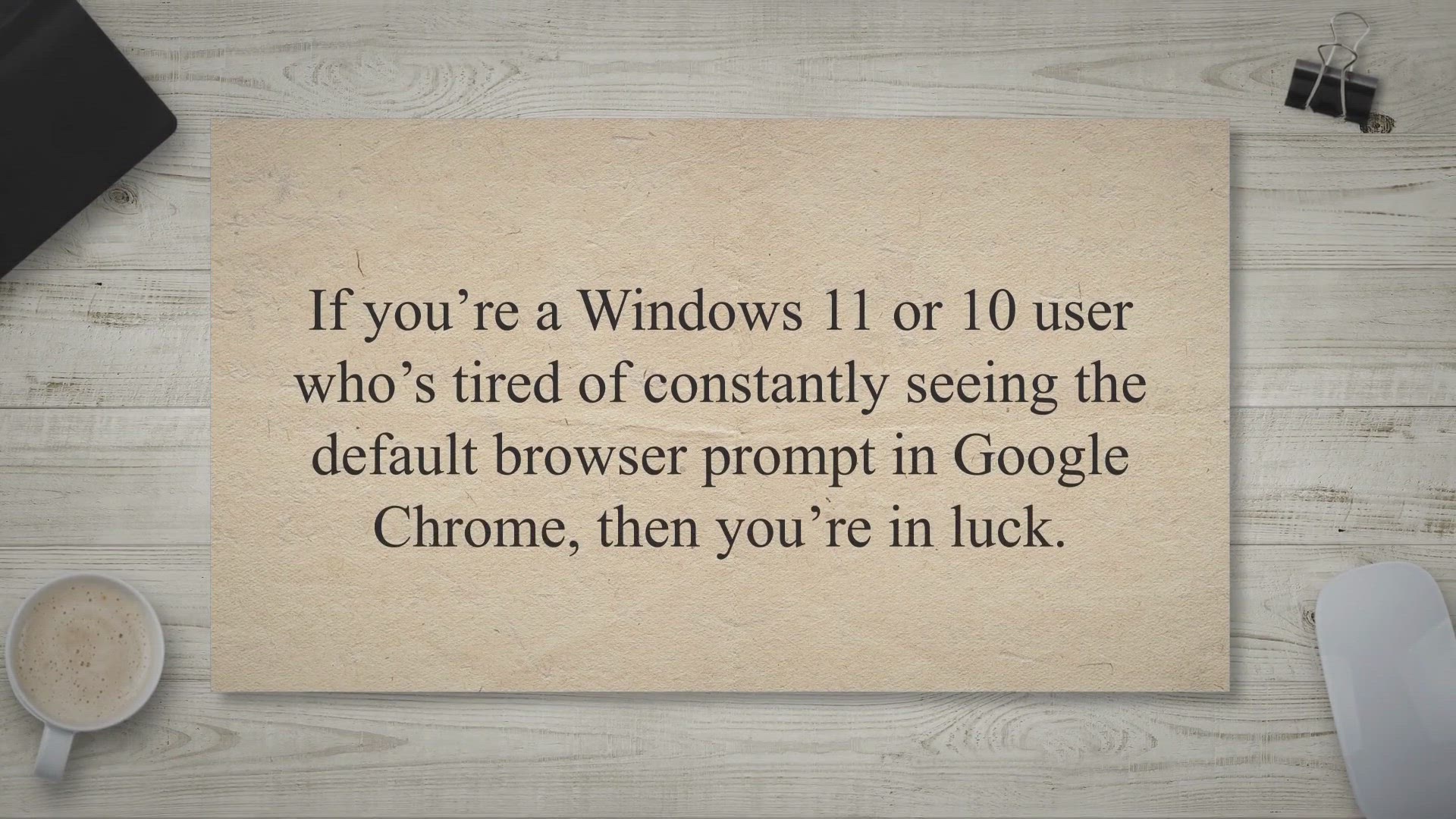 'Video thumbnail for How to Disable Default Browser Prompt in Chrome on Windows 11 or 10?'