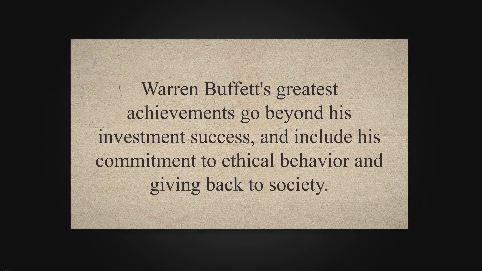 'Video thumbnail for Warren Buffett's Greatest Achievements:'