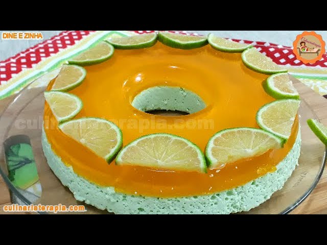'Video thumbnail for Sobremesa de 2 ingredientes de Gelatina Abacaxi e Limão refrescante e versátil'
