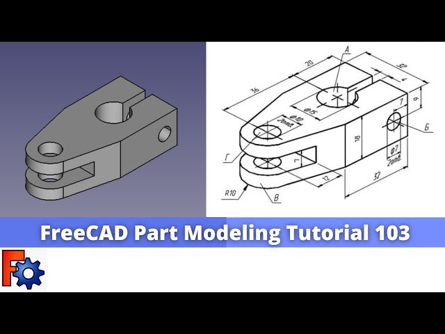 'Video thumbnail for FreeCAD Part Modeling Tutorial 103 | FreeCAD Tutorial | Mechnexus |'
