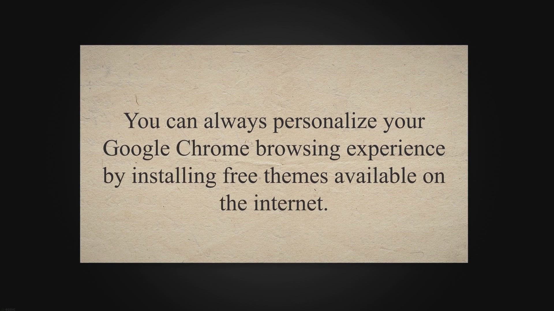 'Video thumbnail for How to Create Google Chrome Theme Online?'