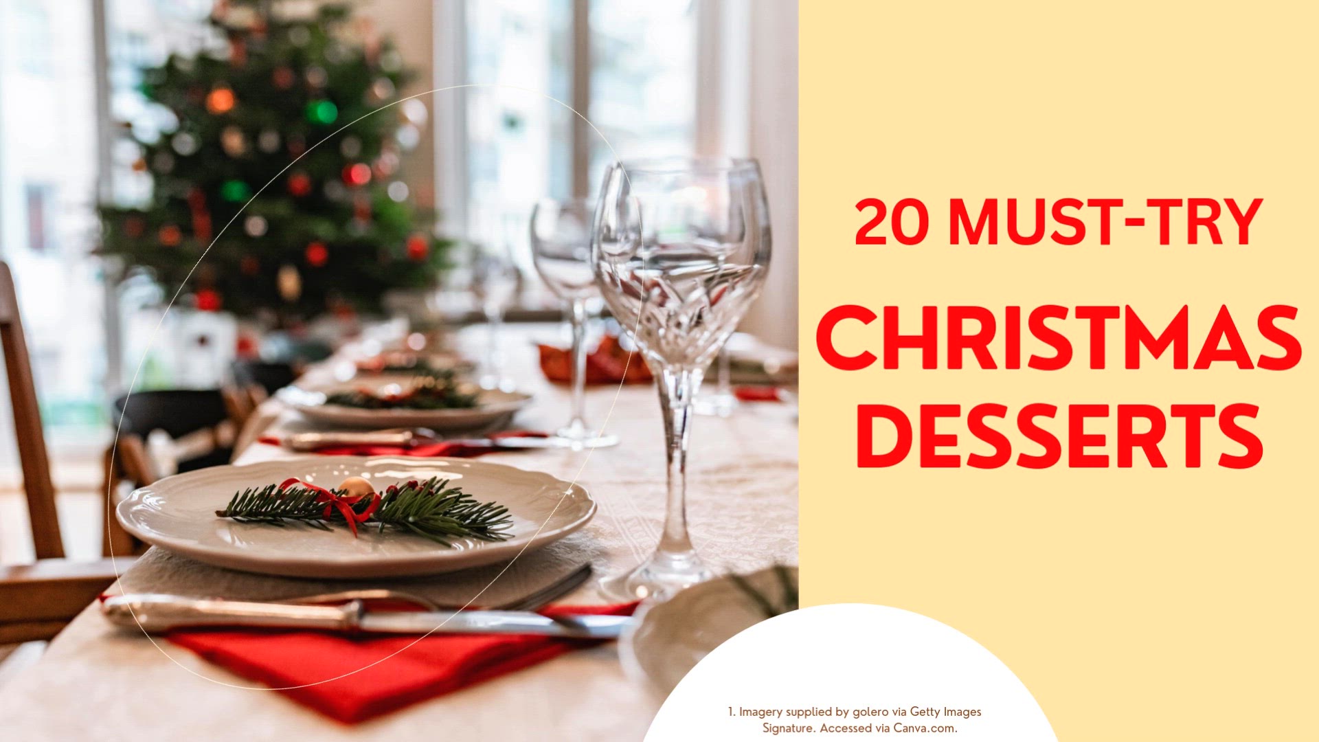 'Video thumbnail for Christmas Desserts'