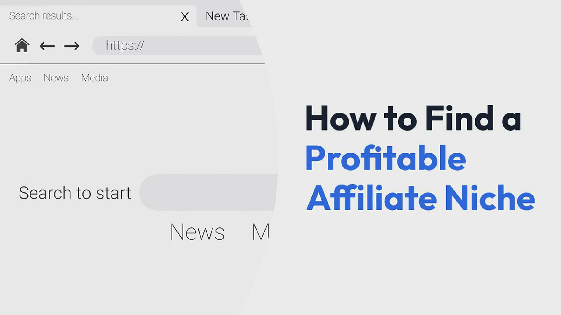 'Video thumbnail for How to Find a Profitable Affiliate Niche'