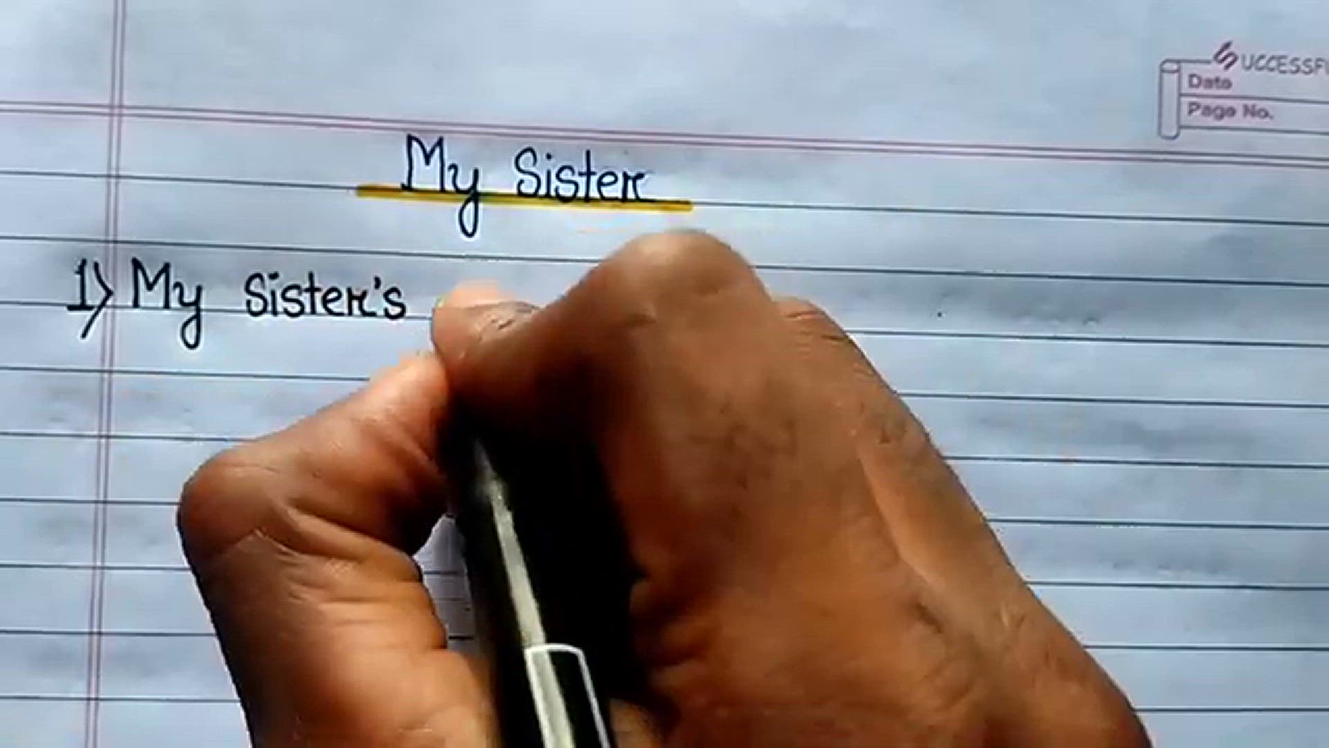 'Video thumbnail for 10 Lines Essay on My Sister in English ⬆︎'