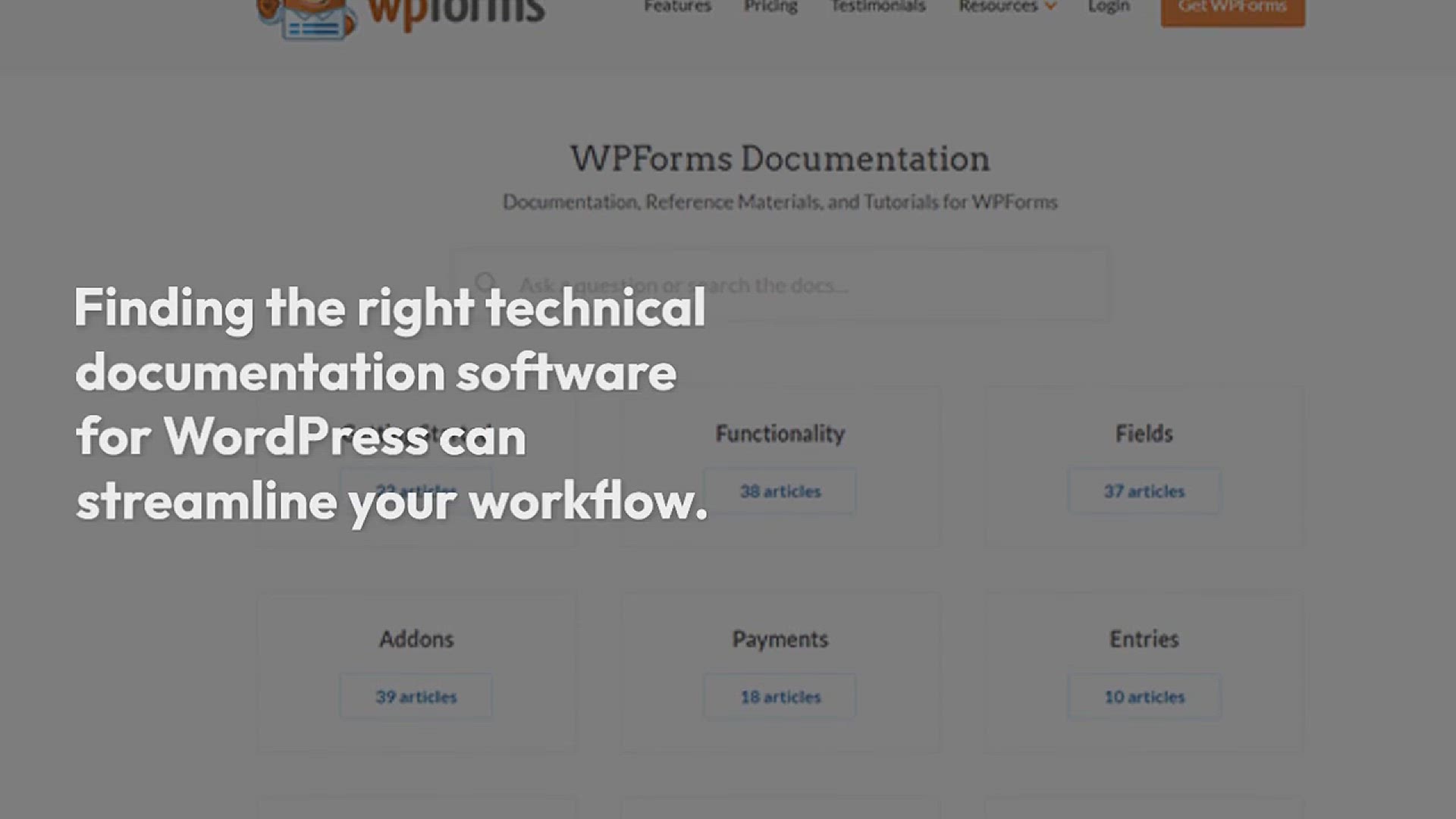 'Video thumbnail for 10 Best Technical Documentation Software for WordPress'