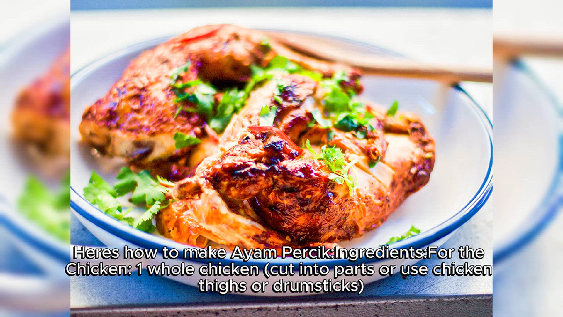 Video thumbnail for Ayam percik (chicken with percik sauce) Recipe