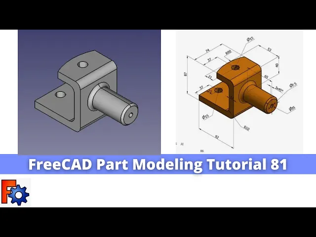 'Video thumbnail for FreeCAD Part Modeling Tutorial 81 | FreeCAD Tutorial | Mechnexus |'