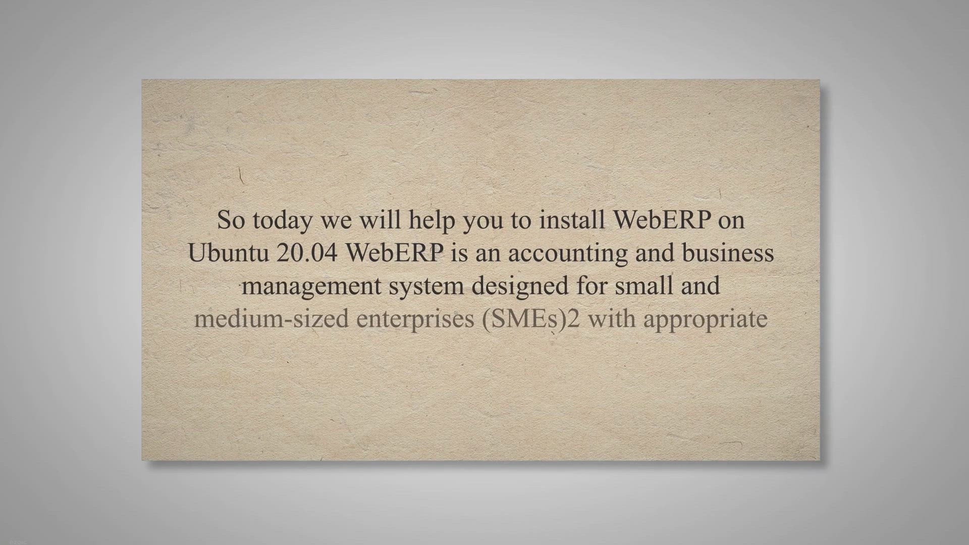 'Video thumbnail for How to install WebERP on Ubuntu 20.04 - ImagineLinux'