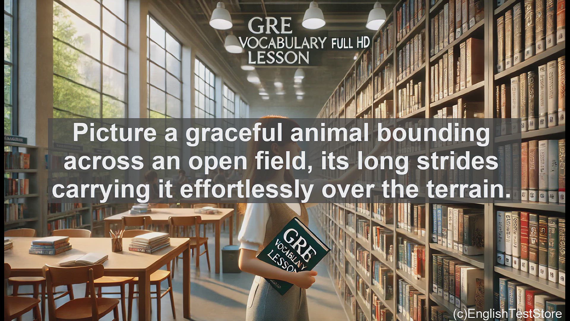 'Video thumbnail for GRE Vocabulary Lesson: The Graceful Lope - Exploring a Versatile Running Gait'
