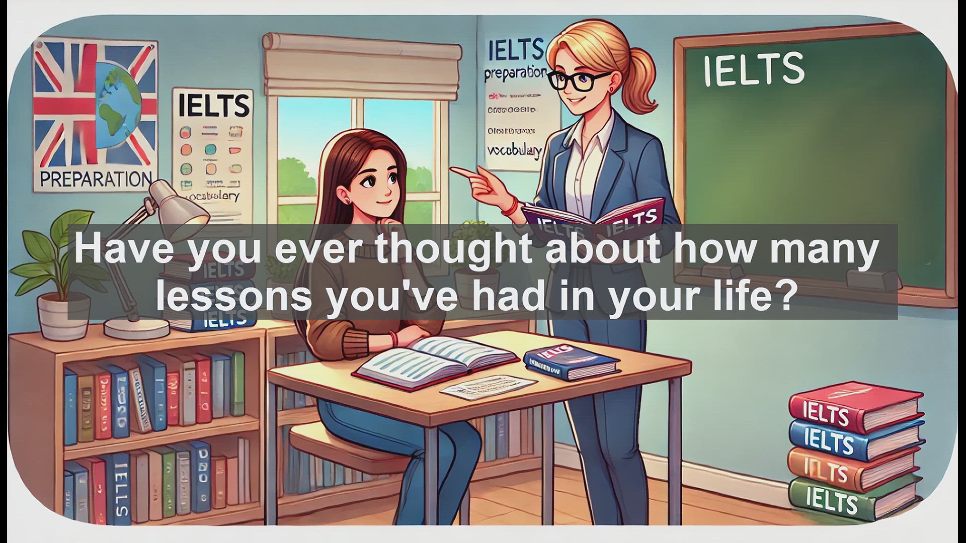 'Video thumbnail for 2500 Must Know IELTS 5.5 Vocabulary - Understanding 'Lesson': Meaning and Usage for IELTS'