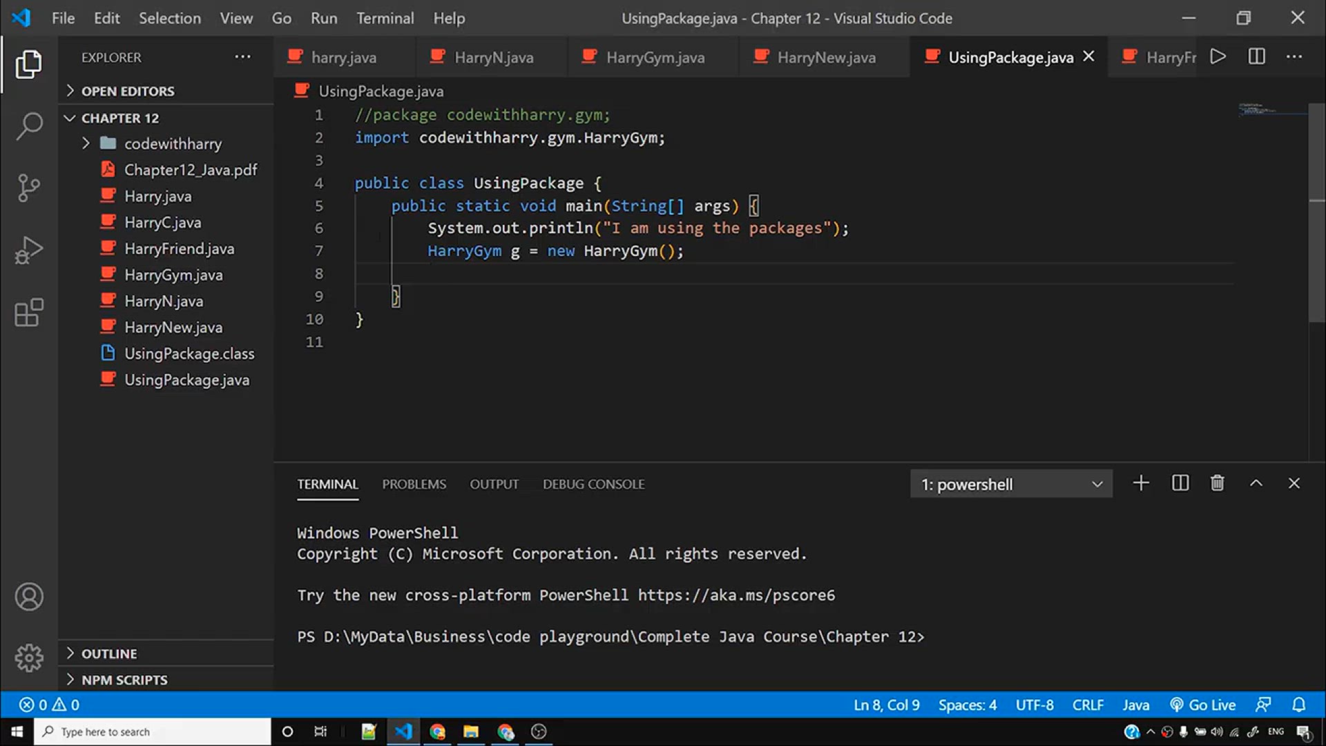 'Video thumbnail for Access Modifiers in Java'