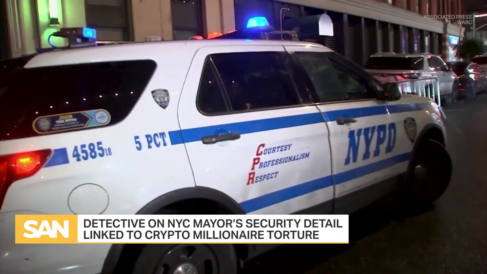 'Video thumbnail for Detective on NYC mayor’s security detail linked to crypto millionaire torture'