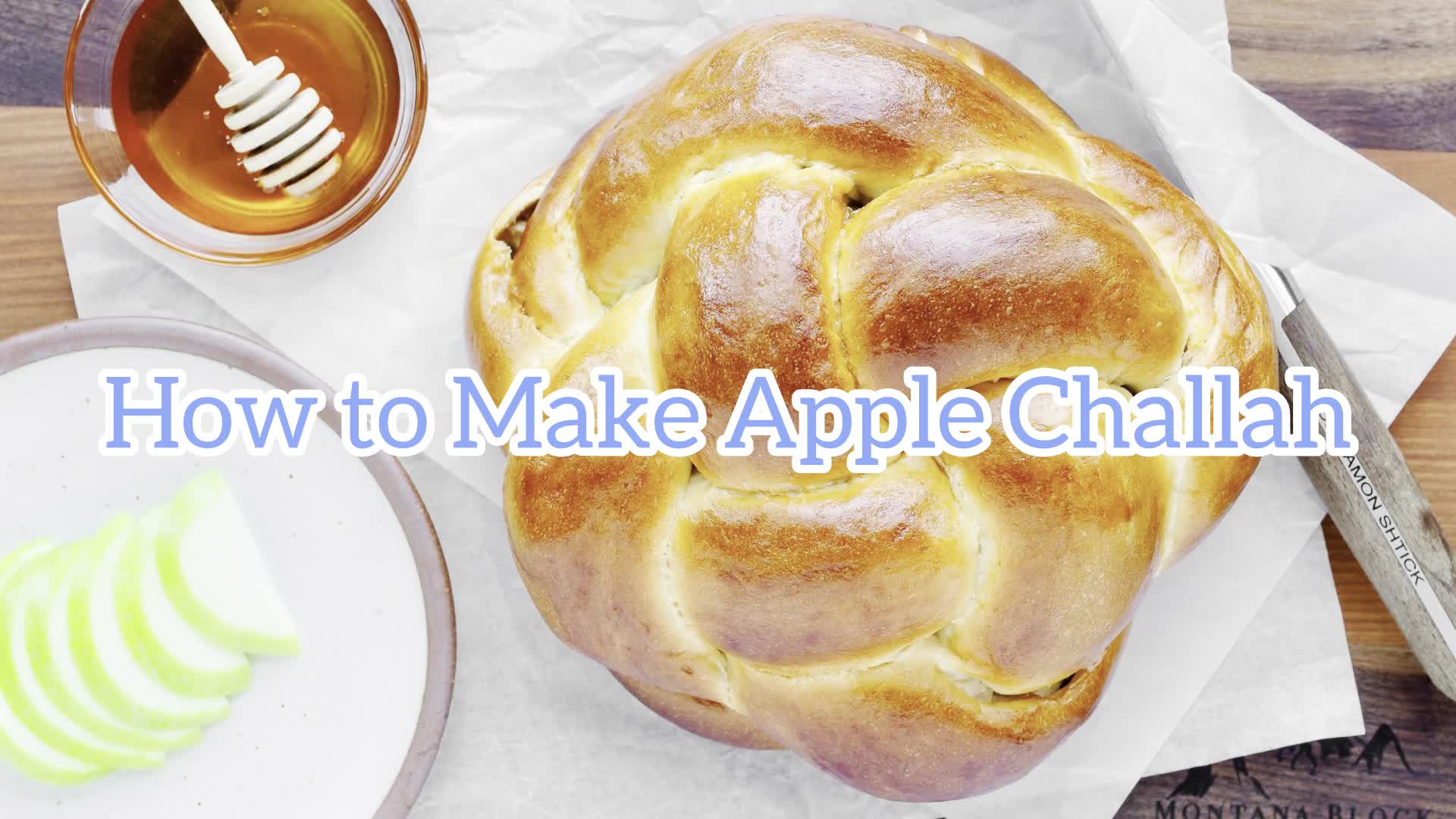 Video thumbnail for How to Make Apple Challah
