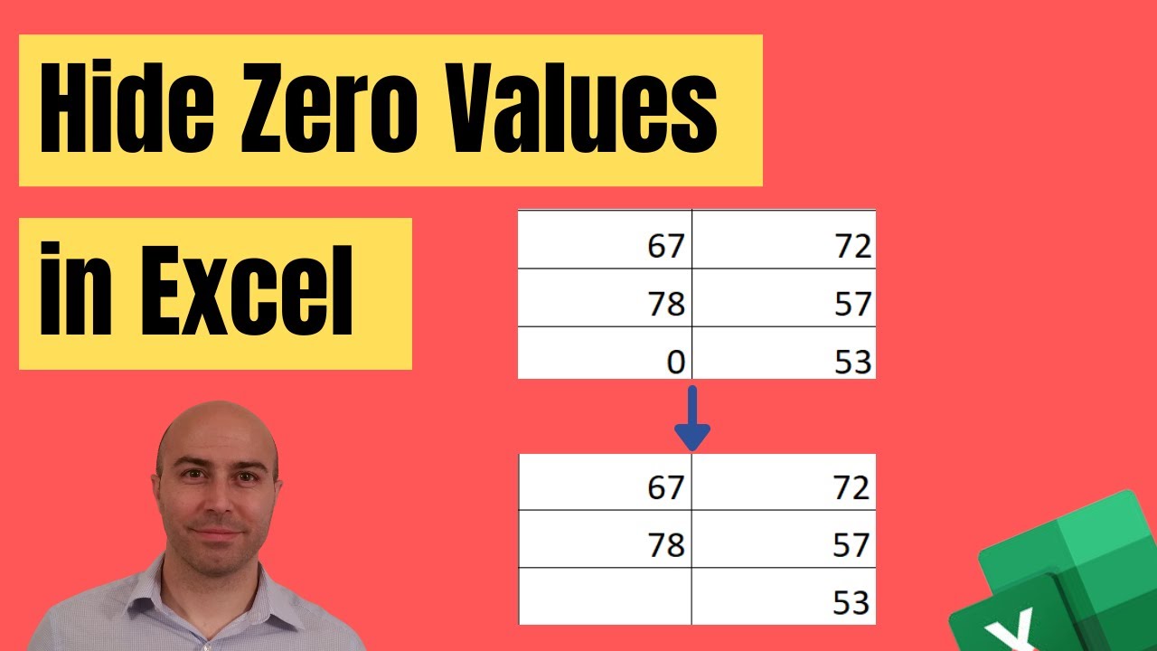 Video thumbnail for Hide Zero Values in Excel - Formatting Trick #Shorts