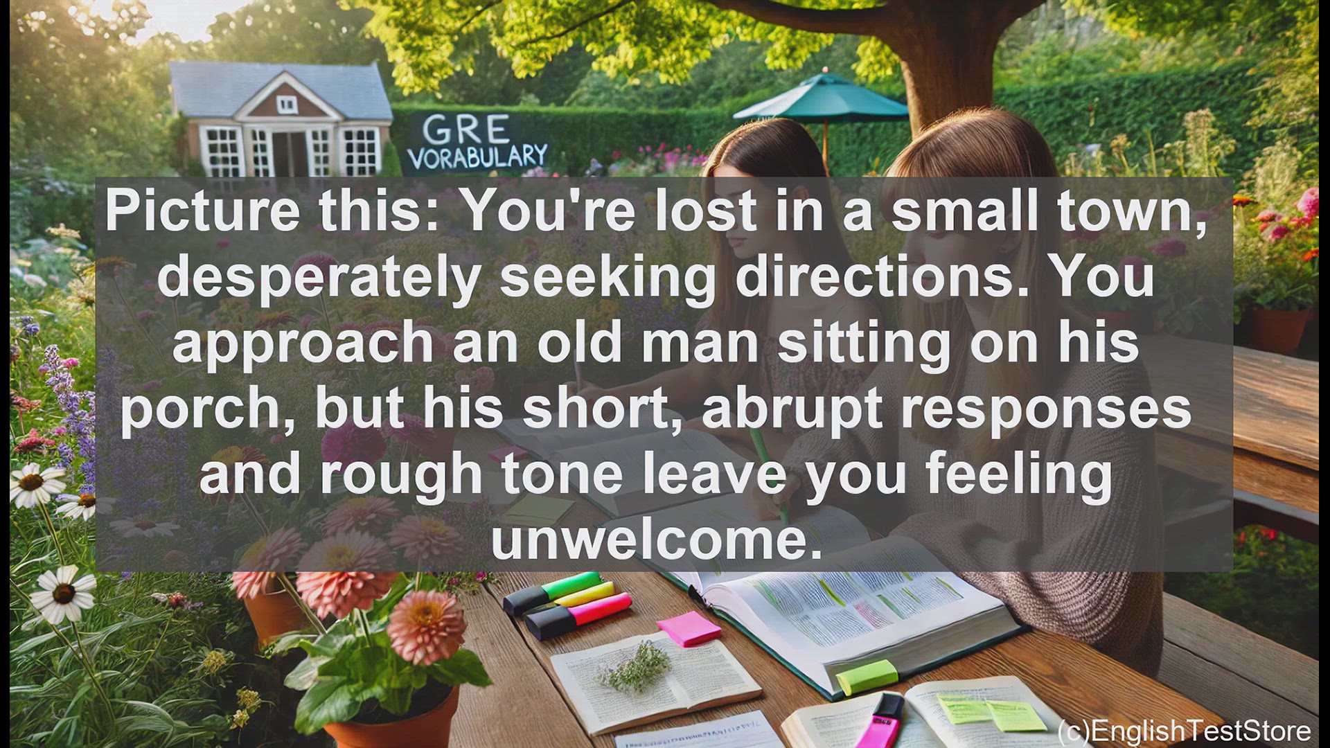 'Video thumbnail for GRE Vocabulary Lesson: Gruff Encounters - Navigating Rough Interactions'