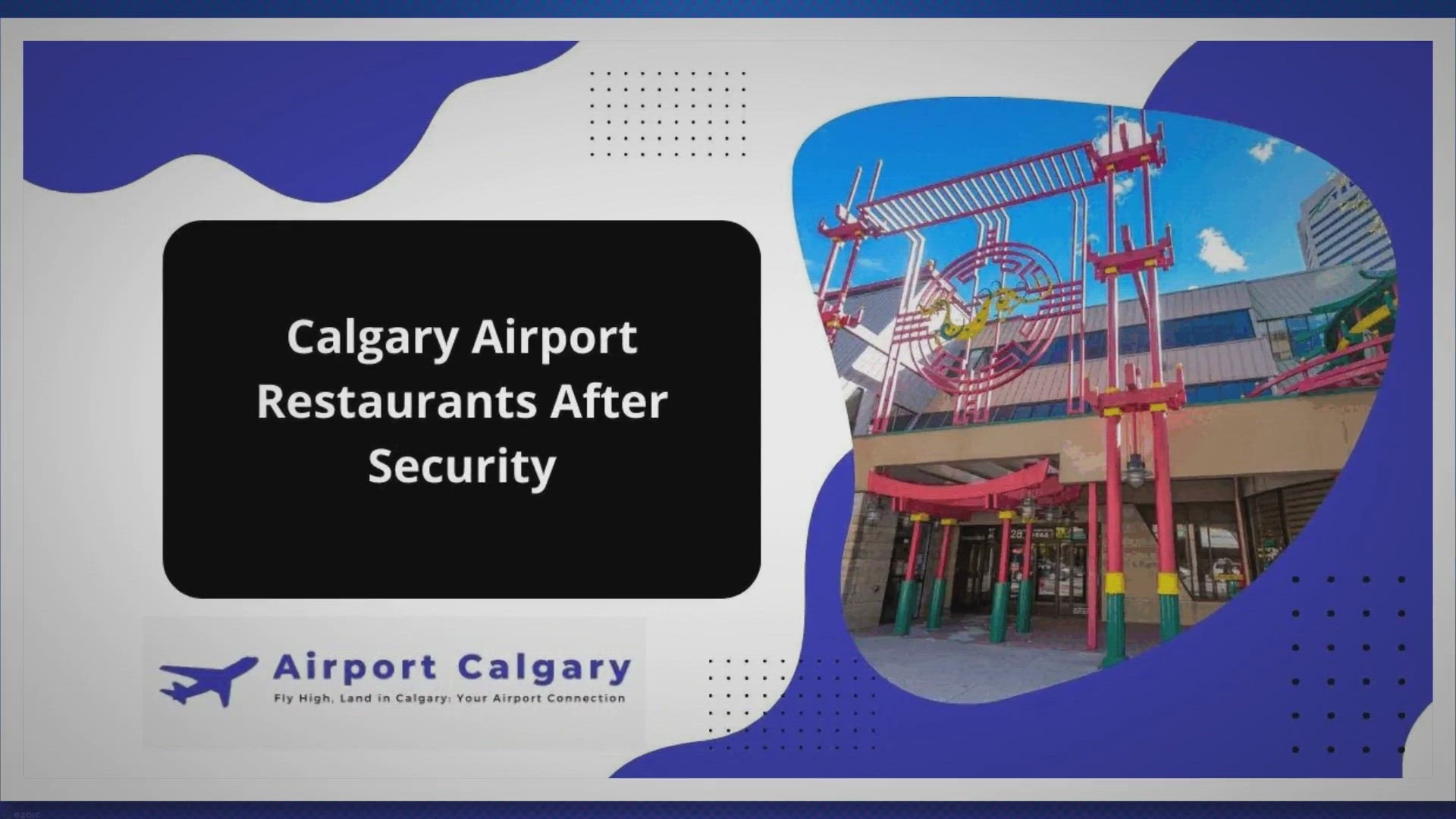 Video thumbnail for Calgary Airport Restaurants After Security