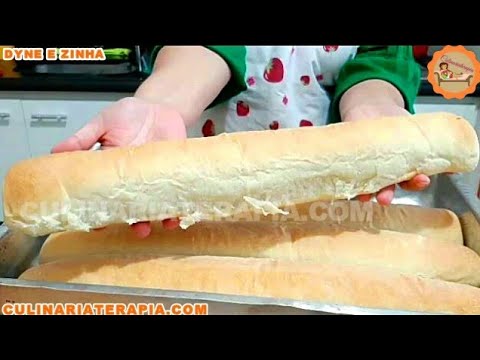 'Video thumbnail for Pão Caseiro Simples e Fácil Super Econômico, Macio e Fofinho, Sem Ovo e sem Leite'