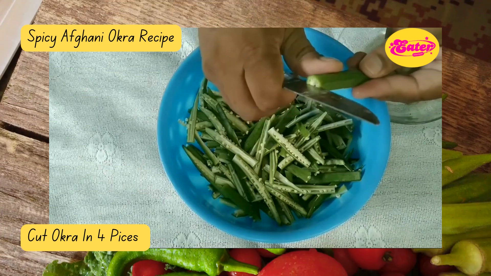 'Video thumbnail for Spicy Afghani Okra Recipe'
