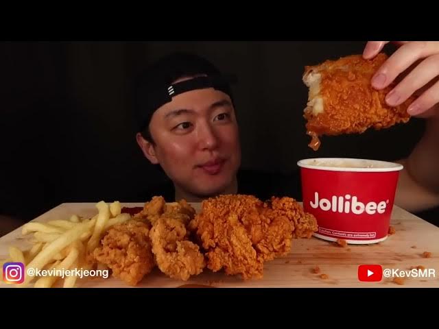 Video thumbnail for ASMR MUKBANG Jollibee..
