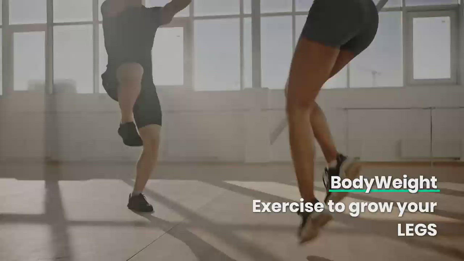 'Video thumbnail for Bodyweight exercises to build your legs'