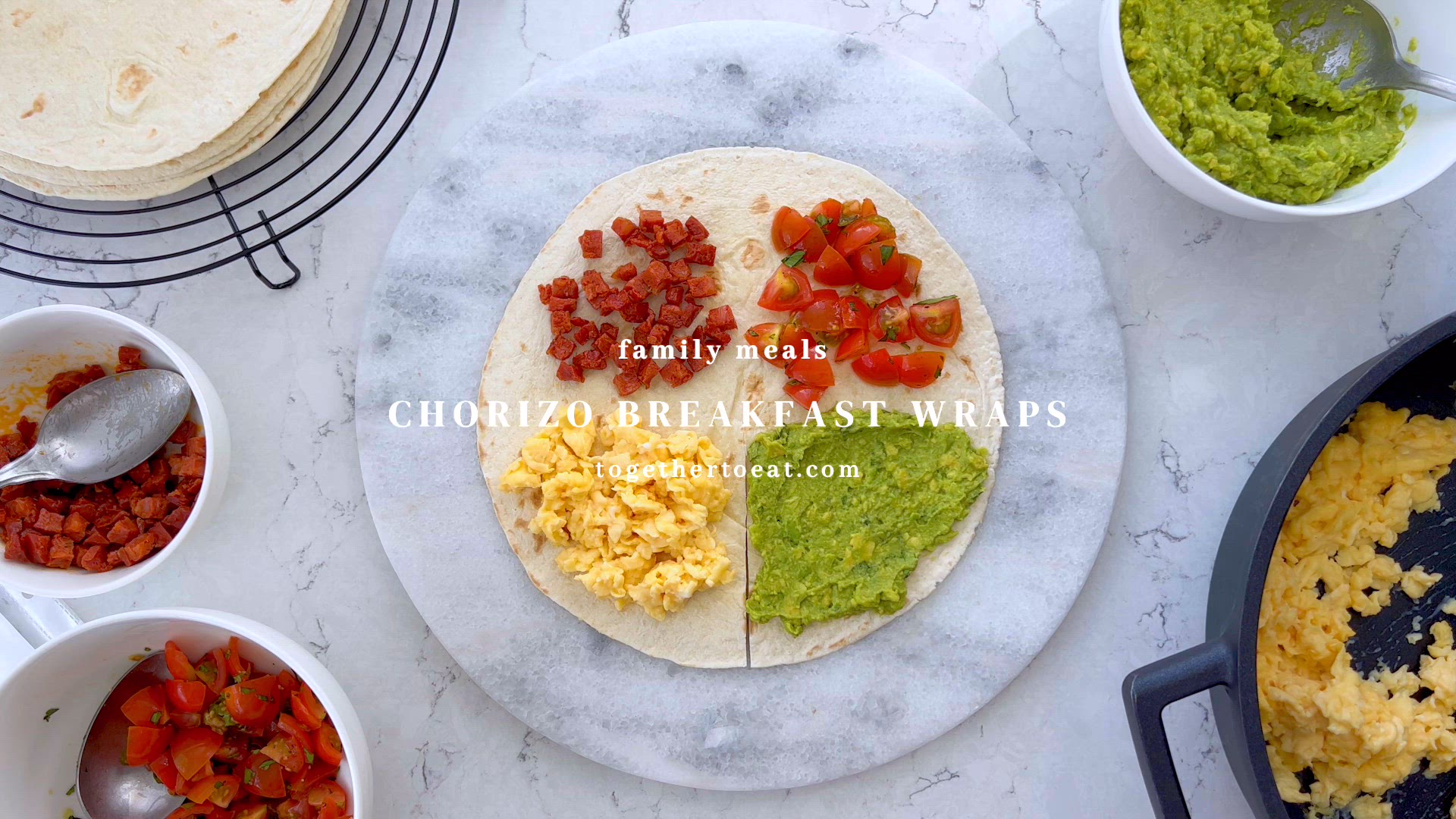 'Video thumbnail for Chorizo Breakfast Wraps'