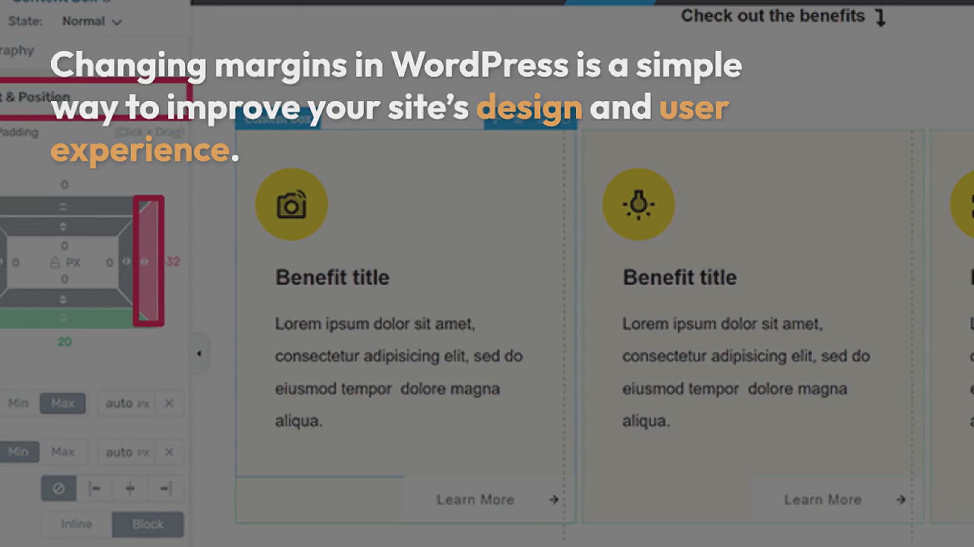 'Video thumbnail for How to Change Margins in WordPress (Beginner’s Guide'