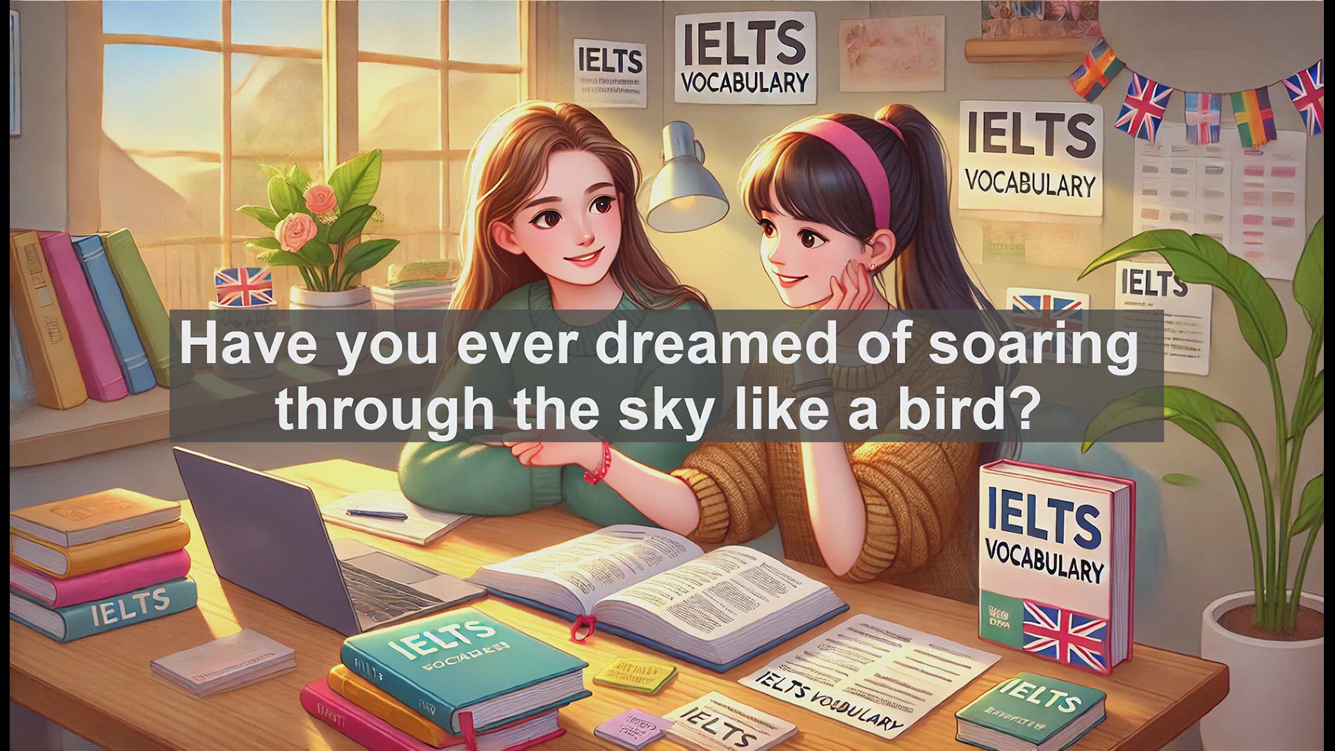 'Video thumbnail for 2500 Must Know IELTS 5.5 Vocabulary - Flying: Exploring the Word That Takes You to the Skies'
