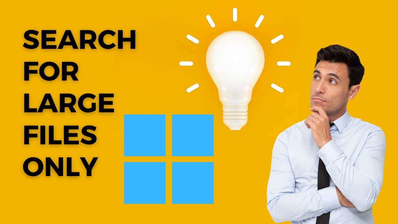 'Video thumbnail for How to Search for Large Files in Windows 11 | GearUpWindows Tutorial'