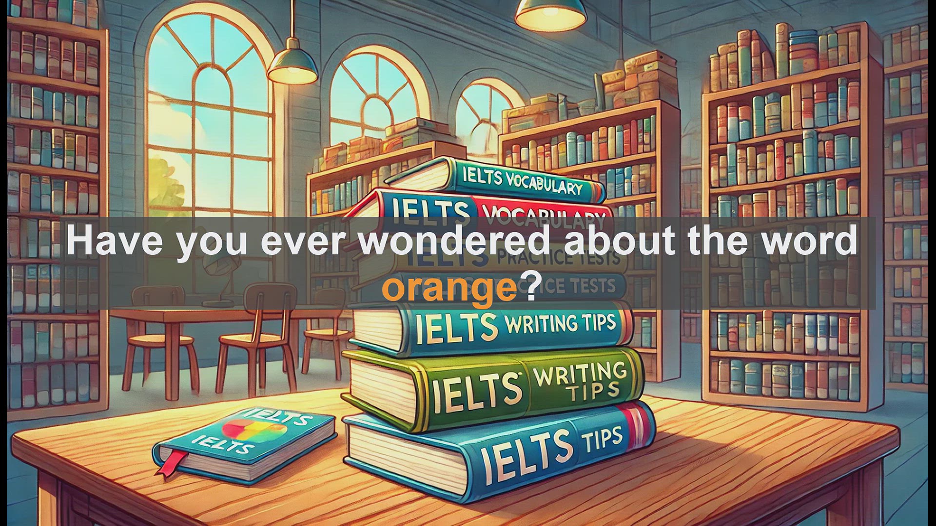 'Video thumbnail for 2500 Must Know IELTS 5.5 Vocabulary - Orange: Fruit or Color? Exploring a Versatile English Word'