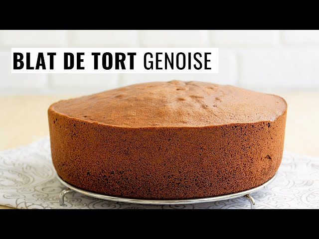 'Video thumbnail for Cel mai simplu blat de tort - rețeta de blat Genoise cu cacao'