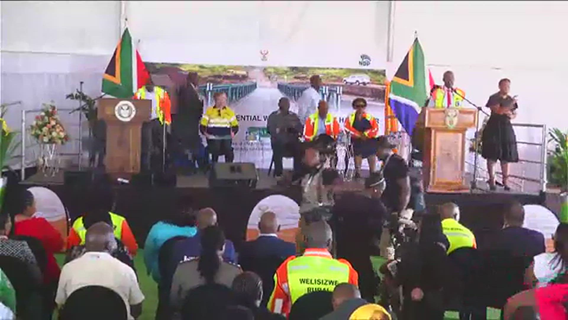 Video thumbnail for President Cyril Ramaphosa delivers the keynote address during the second phase of the Welisizwe Rural Bridges Handover