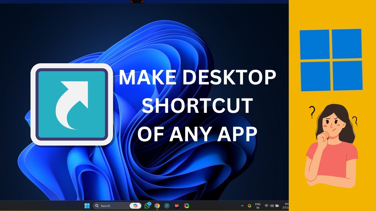 'Video thumbnail for How to Create a Desktop Shortcut on Windows 11 | GearUpWindows Tutorial'