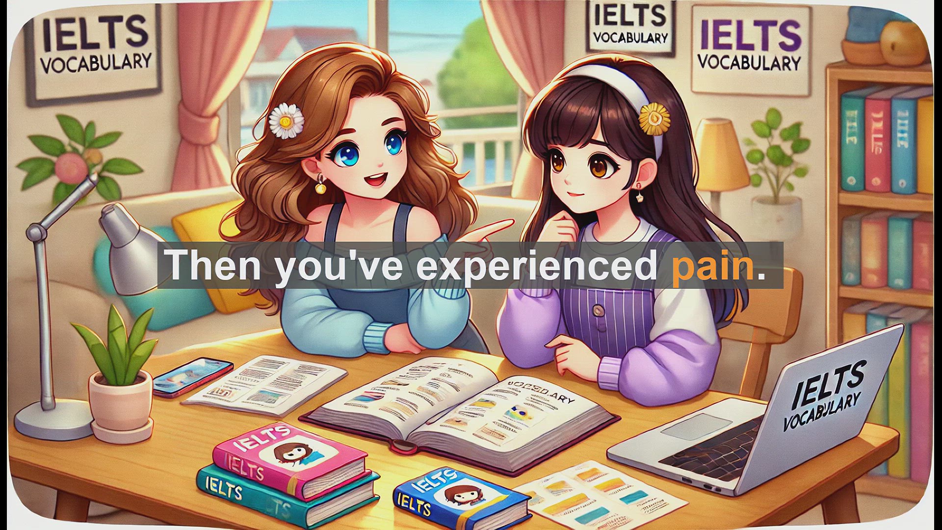 'Video thumbnail for 2500 Must Know IELTS 5.5 Vocabulary - Understanding Pain: A Key Word for IELTS Success'