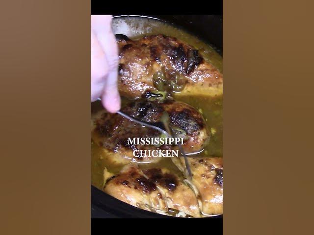 Video thumbnail for Mississippi Chicken in the Crockpot