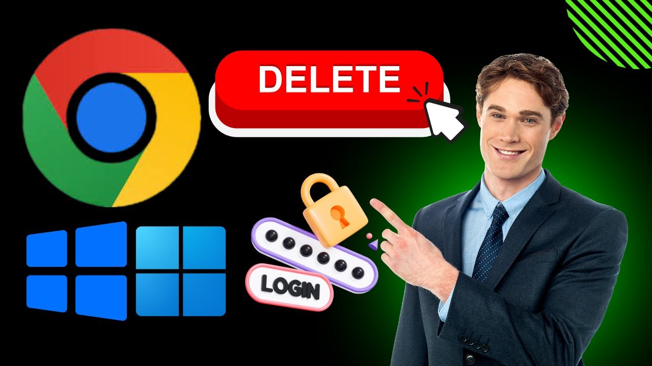 'Video thumbnail for How to Delete Saved Passwords in Google Chrome on Windows 11 or 10 | GearUpWindows Tutorial'