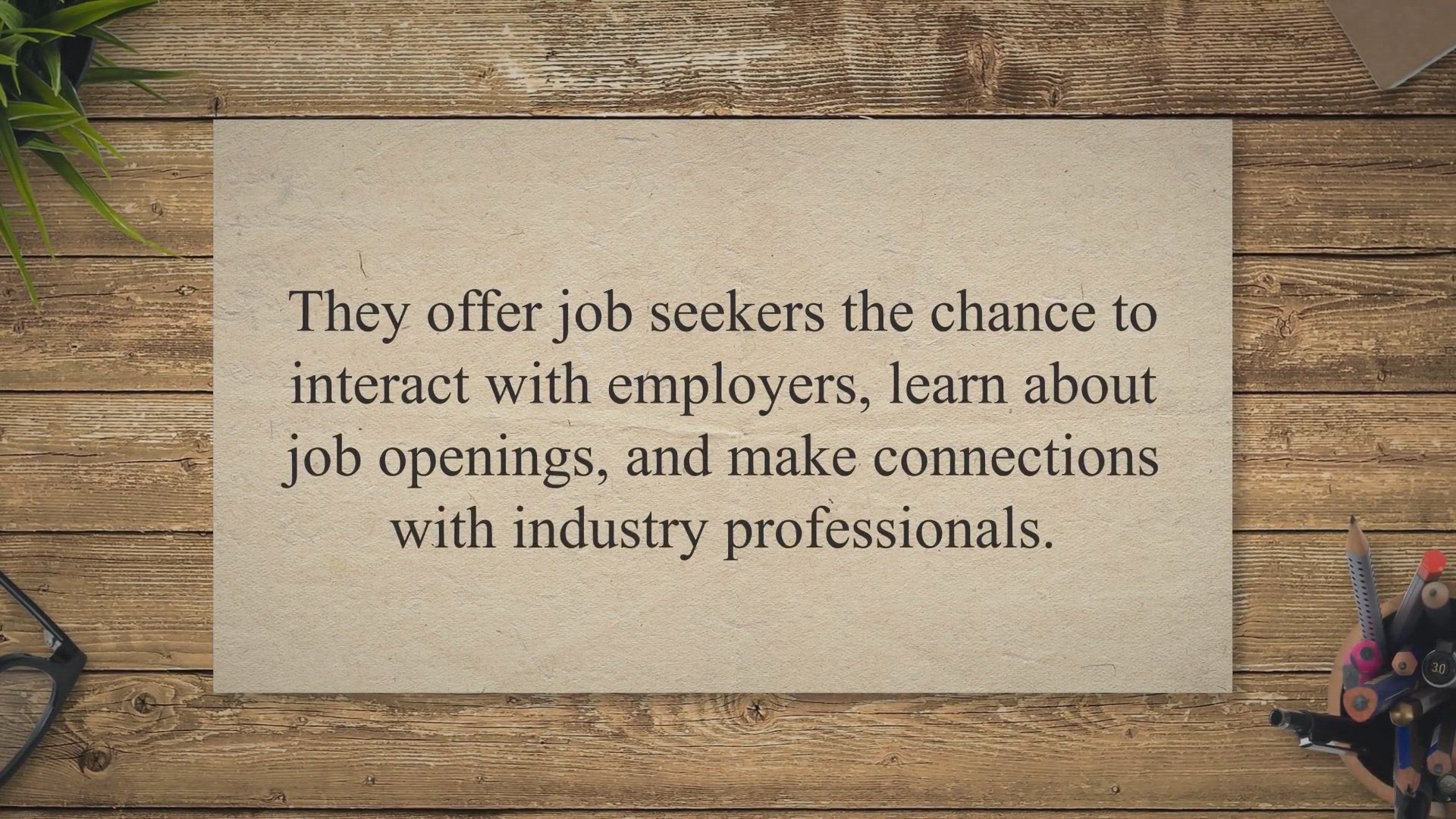 Video thumbnail for How to Make the Most of Your Job Fair Experience - StudentRoom24