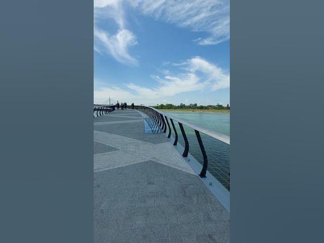 Video thumbnail for Walking on Spectacular Selfie Bridge at Belgrade Waterfront | Sava Promenade