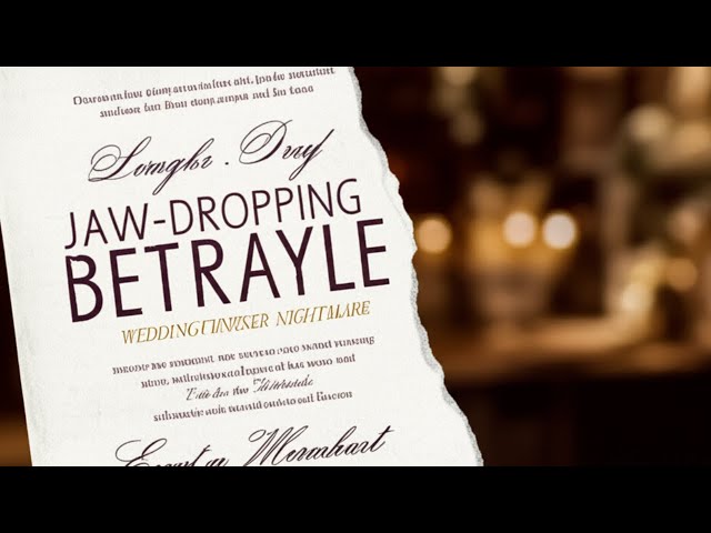 Video thumbnail for My Brother-in-Law Tried To DESTROY My Business & My Life | Wedding Planner Betrayal