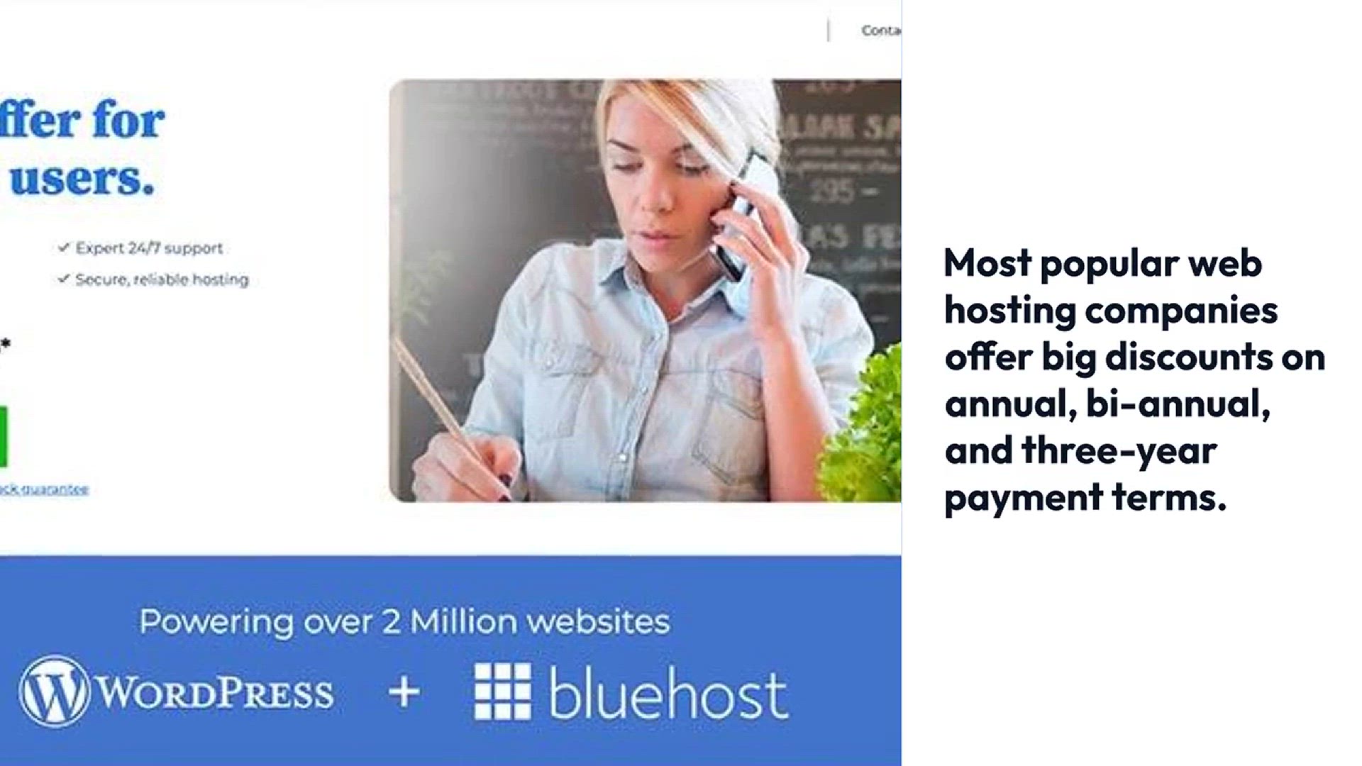 'Video thumbnail for 5 Best Monthly Web Hosting Plans (Starts at $4.95/mo.)'
