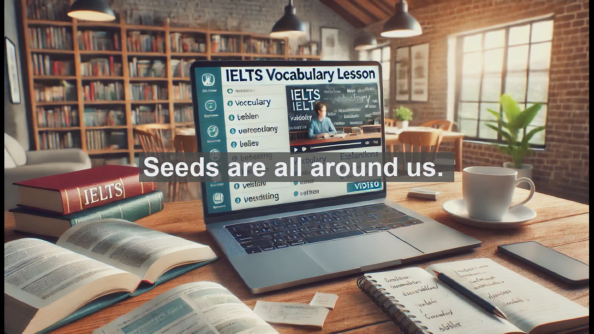 'Video thumbnail for 2500 Must Know IELTS 5.5 Vocabulary - Understanding the Word 'Seed' in English: Noun and Verb Usage'