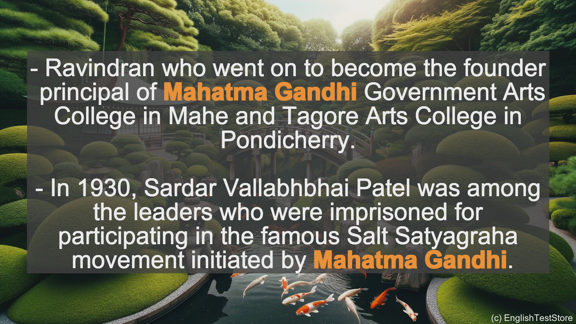 'Video thumbnail for Mahatma Gandhi In Sentences - Examples Of Mahatma Gandhi In Sentences'